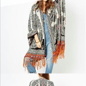 Selena Gomez Free People Hendrix Kimono One Size